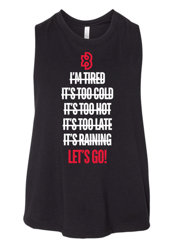 Farrell's Let's Go! Women's Racerback Cropped Tank