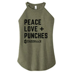 FARRELL'S PEACE, LOVE + PUNCHES WOMEN'S ROCKER TANK