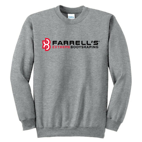 FARRELL'S UNISEX ESSENTIAL FLEECE CREWNECK SWEATSHIRT - FULL LOGO