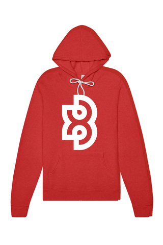 XB UNISEX SPONGE FLEECE PULLOVER HOODIE - LARGE LOGO