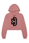 XB WOMEN'S CROPPED FLEECE HOODIE - LARGE LOGO