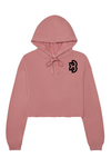 XB WOMEN'S CROPPED FLEECE HOODIE - SMALL LOGO