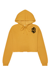 XB WOMEN'S CROPPED FLEECE HOODIE - SMALL LOGO