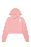 XB WOMEN'S CROPPED FLEECE HOODIE - SMALL LOGO