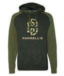 Farrell's Army Raglan Hooded Pullover Sweatshirt