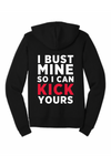 Farrell's I Bust Mine So I Can Kick Yours Unisex Lightweight Zip Up